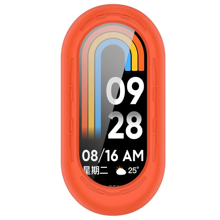 For Xiaomi Mi Band 9 / 9 NFC Silicone Watch Case Anti-collision Protection Frame