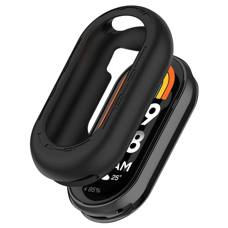 For Xiaomi Mi Band 9 / 9 NFC Silicone Watch Case Anti-collision Protection Frame