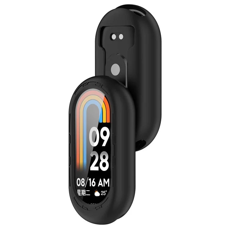 For Xiaomi Mi Band 9 / 9 NFC Silicone Watch Case Anti-collision Protection Frame