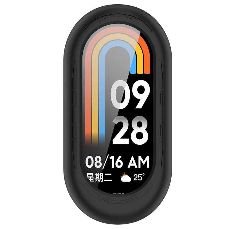 For Xiaomi Mi Band 9 / 9 NFC Silicone Watch Case Anti-collision Protection Frame