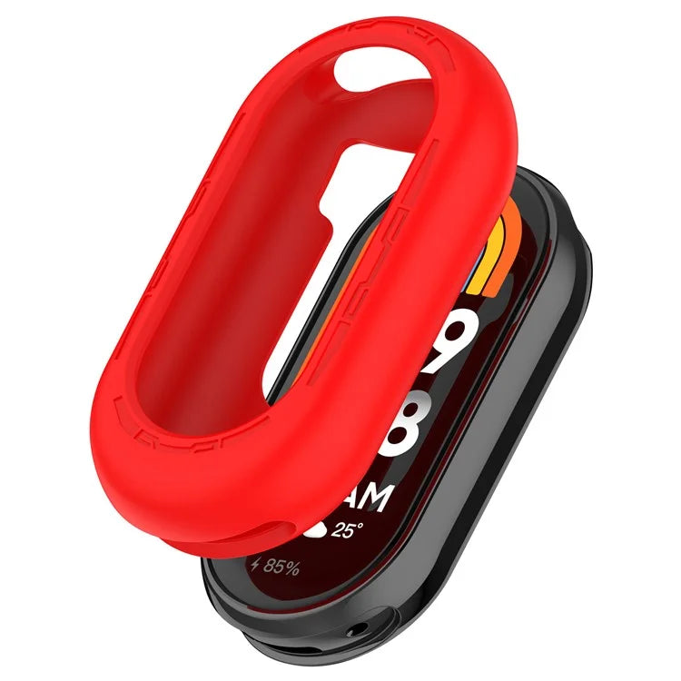 For Xiaomi Mi Band 9 / 9 NFC Silicone Watch Case Anti-collision Protection Frame