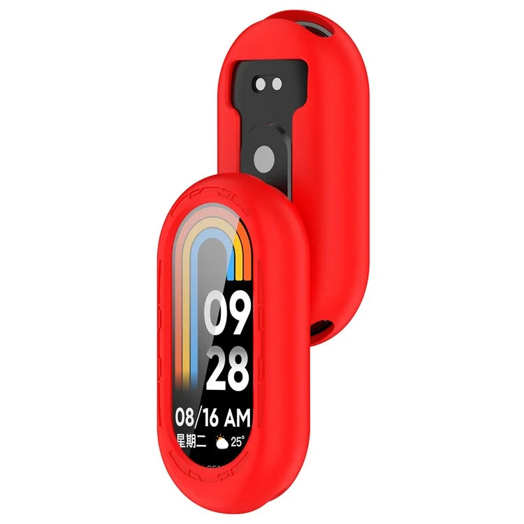 For Xiaomi Mi Band 9 / 9 NFC Silicone Watch Case Anti-collision Protection Frame