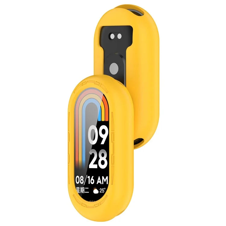 For Xiaomi Mi Band 9 / 9 NFC Silicone Watch Case Anti-collision Protection Frame