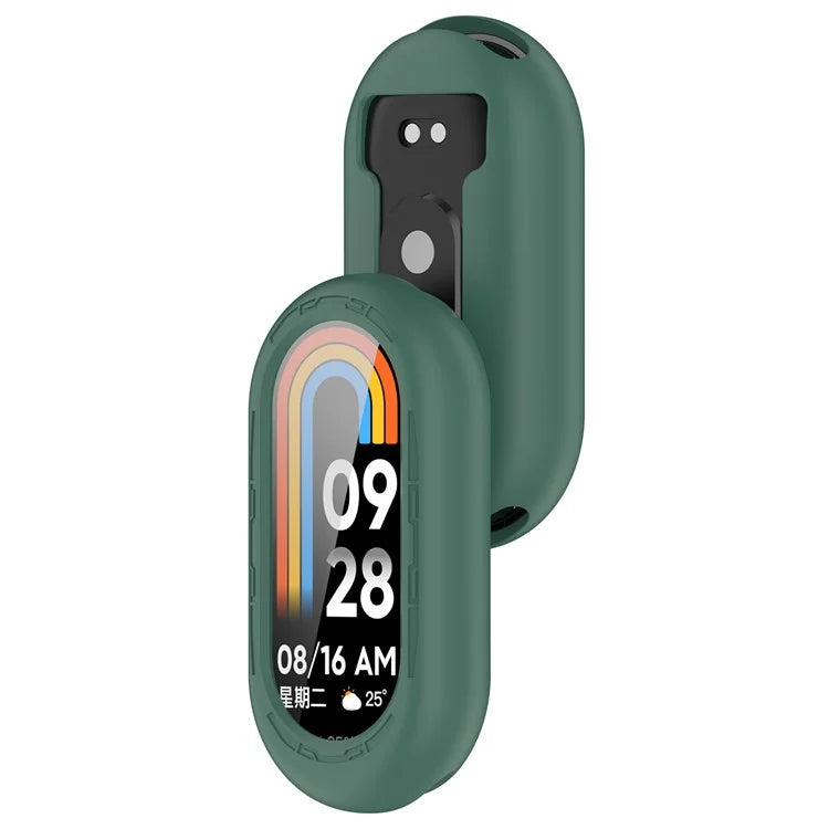 For Xiaomi Mi Band 9 / 9 NFC Silicone Watch Case Anti-collision Protection Frame