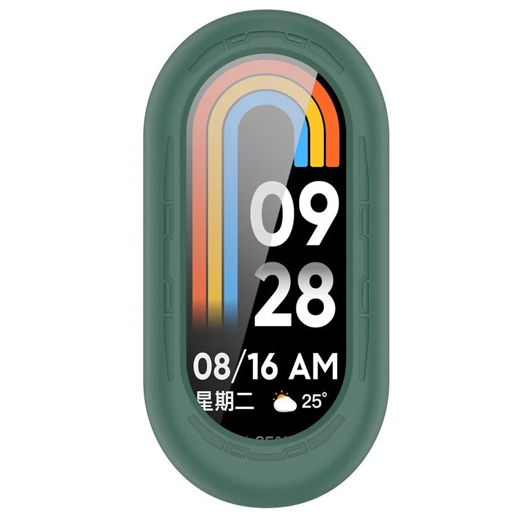 For Xiaomi Mi Band 9 / 9 NFC Silicone Watch Case Anti-collision Protection Frame