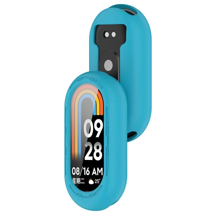 For Xiaomi Mi Band 9 / 9 NFC Silicone Watch Case Anti-collision Protection Frame