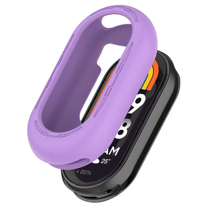 For Xiaomi Mi Band 9 / 9 NFC Silicone Watch Case Anti-collision Protection Frame