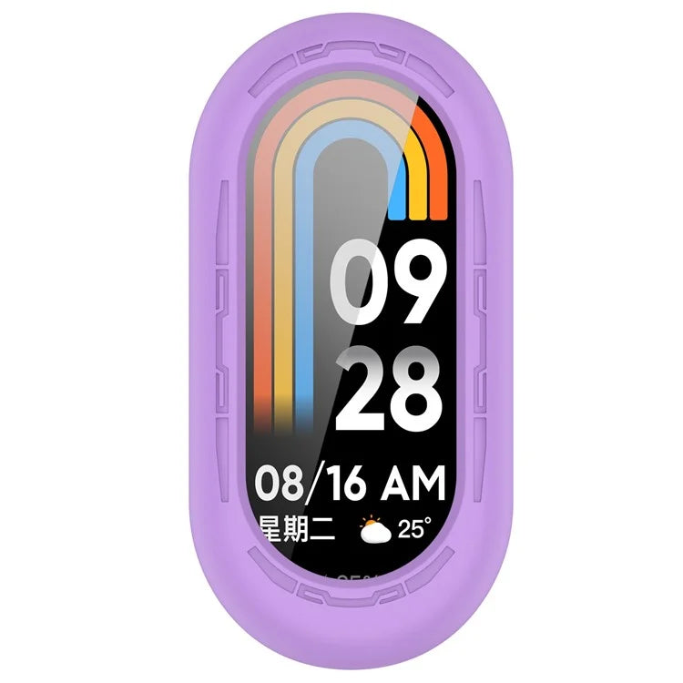 For Xiaomi Mi Band 9 / 9 NFC Silicone Watch Case Anti-collision Protection Frame