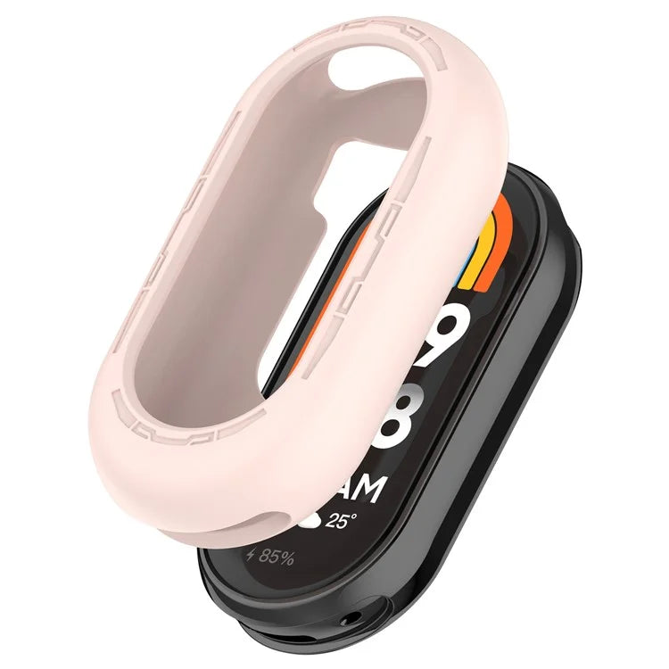 For Xiaomi Mi Band 9 / 9 NFC Silicone Watch Case Anti-collision Protection Frame