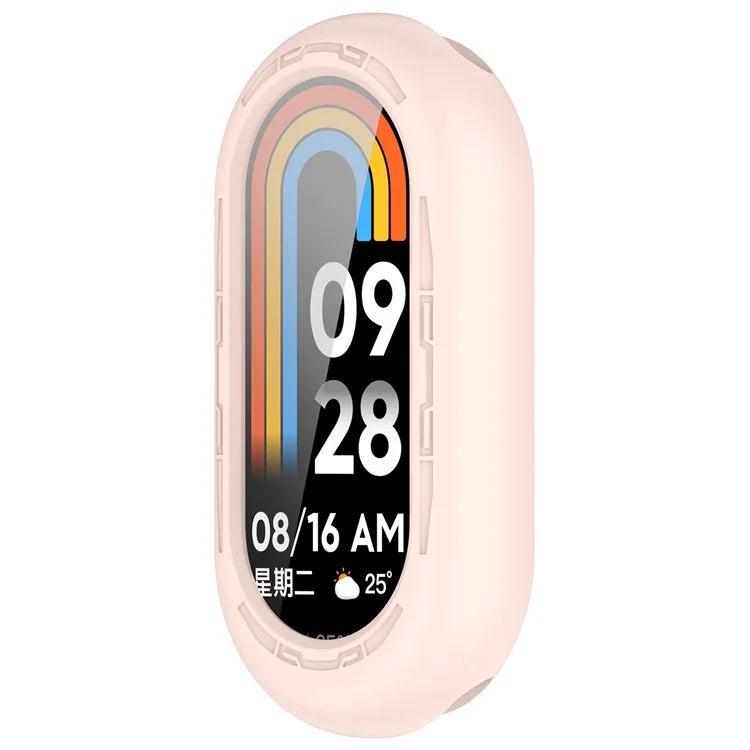 For Xiaomi Mi Band 9 / 9 NFC Silicone Watch Case Anti-collision Protection Frame