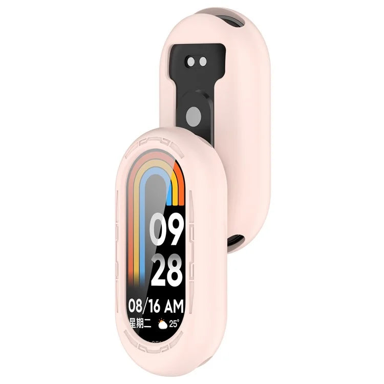 For Xiaomi Mi Band 9 / 9 NFC Silicone Watch Case Anti-collision Protection Frame