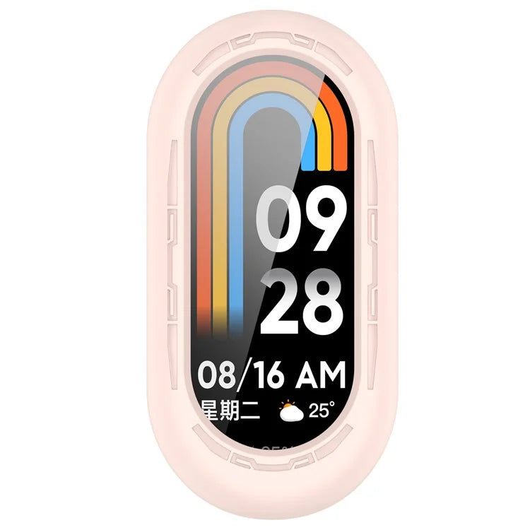 For Xiaomi Mi Band 9 / 9 NFC Silicone Watch Case Anti-collision Protection Frame
