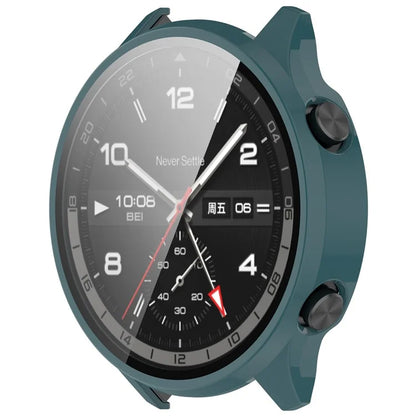 For OnePlus Watch 2R Case Hard PC Full Protective Watch Cover with Tempered Glass Film