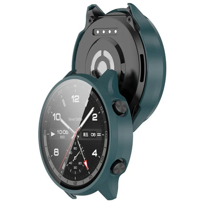 For OnePlus Watch 2R Case Hard PC Full Protective Watch Cover with Tempered Glass Film