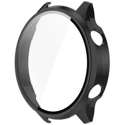 For OnePlus Watch 2R Case Hard PC Full Protective Watch Cover with Tempered Glass Film