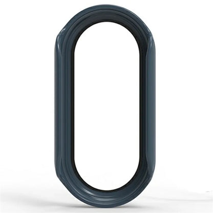 For Xiaomi Mi Band 9 Ceramic Edition Anti-Drop PC Watch Case with Built-In Tempered Glass Film