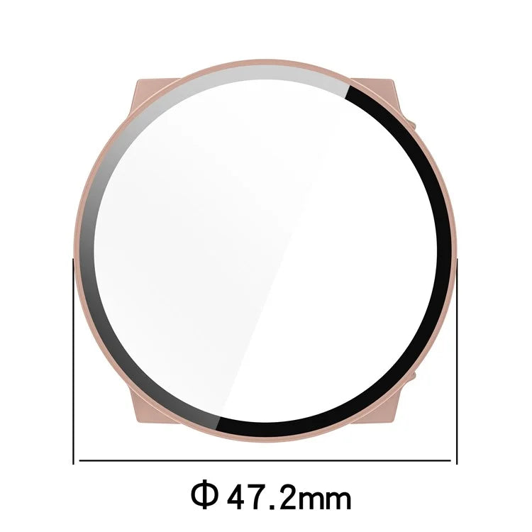 For Suunto Race S PC Cover Watch Frame Case with Tempered Glass Screen Film