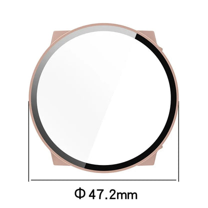For Suunto Race S PC Cover Watch Frame Case with Tempered Glass Screen Film