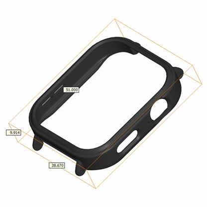 For Huawei Watch Fit 3 Anti-Collision PC Watch Case 20mm Strap Connection Frame