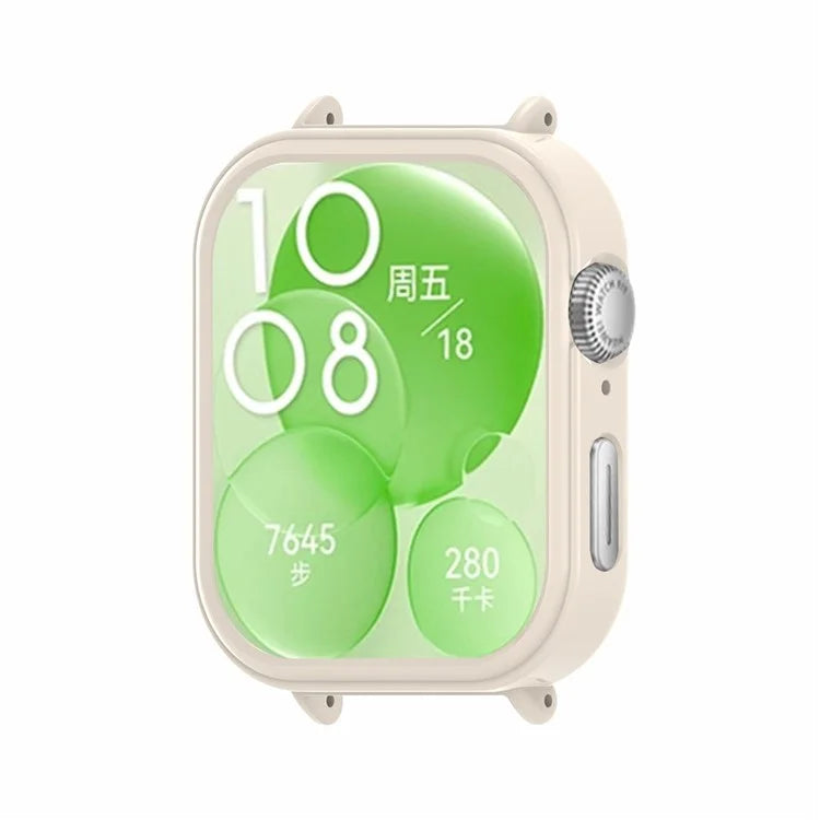For Huawei Watch Fit 3 Anti-Collision PC Watch Case 20mm Strap Connection Frame