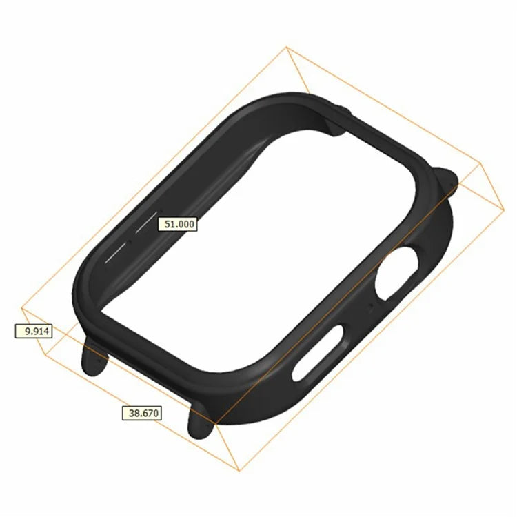 For Huawei Watch Fit 3 Anti-Collision PC Watch Case 20mm Strap Connection Frame