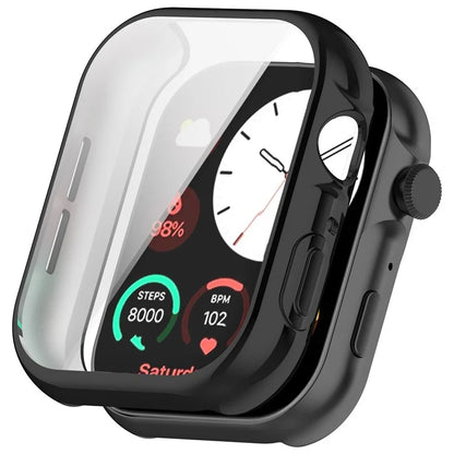 For Noise Colorfit Ultra 3 Drop Protection TPU Cover Watch Frame Case Edge Protector - Black