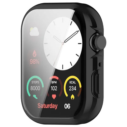 For Noise Colorfit Ultra 3 Drop Protection TPU Cover Watch Frame Case Edge Protector - Black