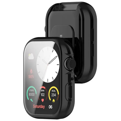 For Noise Colorfit Ultra 3 Drop Protection TPU Cover Watch Frame Case Edge Protector - Black