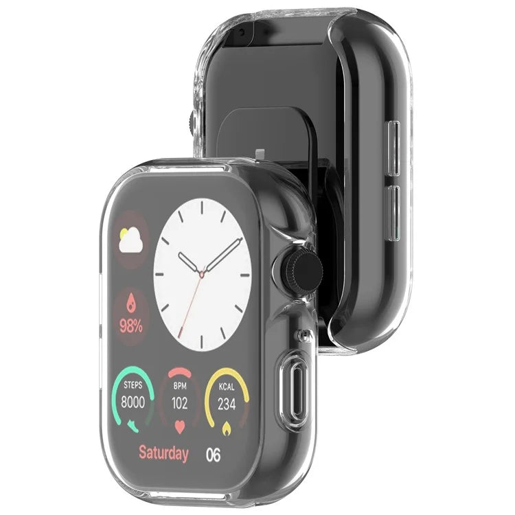 For Noise Colorfit Ultra 3 Drop Protection TPU Cover Watch Frame Case Edge Protector - Transparent