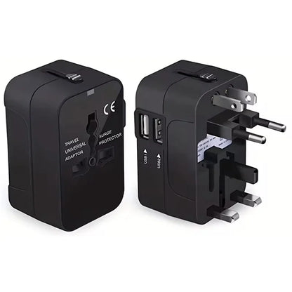HH202-PD Universal Travel Charge Adapter Wall Plug with PD 20W Type-C + QC 18W USB