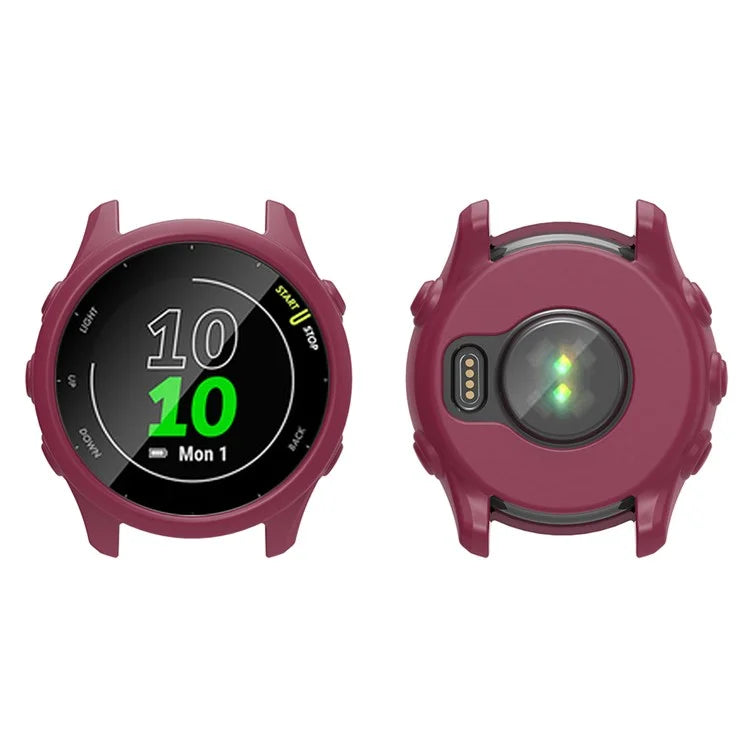 For Garmin Forerunner 255 Watch Case Drop-Resistant Silicone Watch Cover
