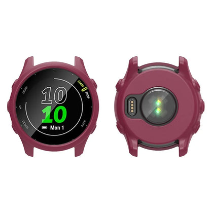For Garmin Forerunner 255 Watch Case Drop-Resistant Silicone Watch Cover