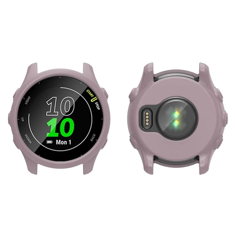 For Garmin Forerunner 255 Watch Case Drop-Resistant Silicone Watch Cover