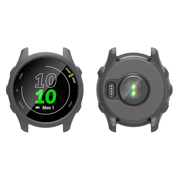 For Garmin Forerunner 255 Watch Case Drop-Resistant Silicone Watch Cover