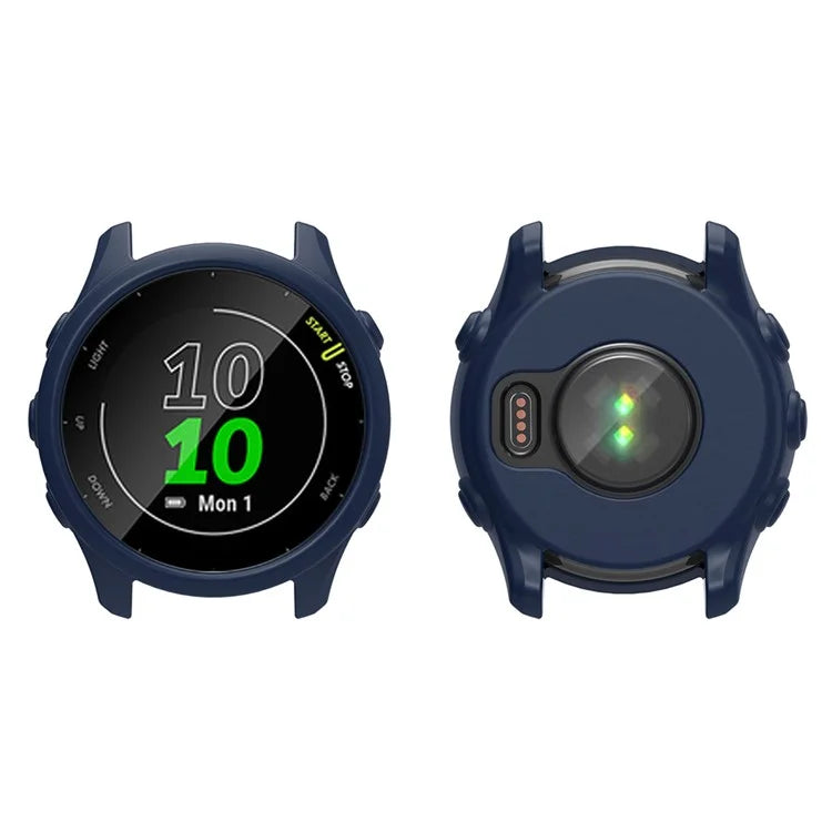 For Garmin Forerunner 255 Watch Case Drop-Resistant Silicone Watch Cover
