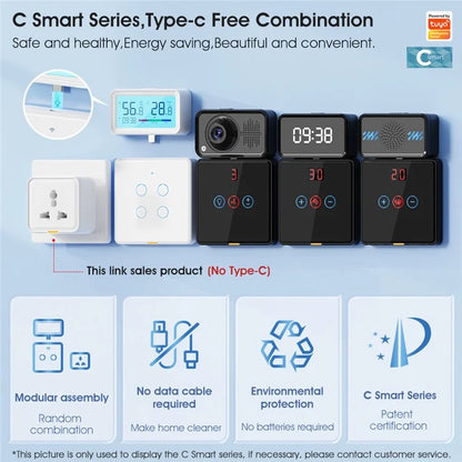 MG-CZ107W Smart Home WiFi Socket Power Outlet Tuya APP Voice Control Timer Plug, EU Plug