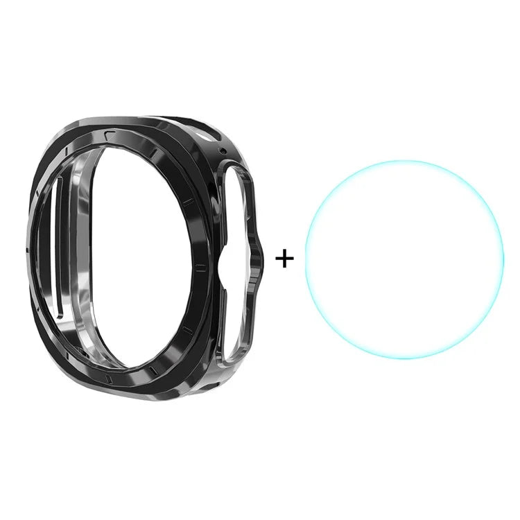 ENKAY HAT PRINCE For Samsung Galaxy Watch Ultra 47mm TPU Watch Case with 0.2mm 9H Screen Film