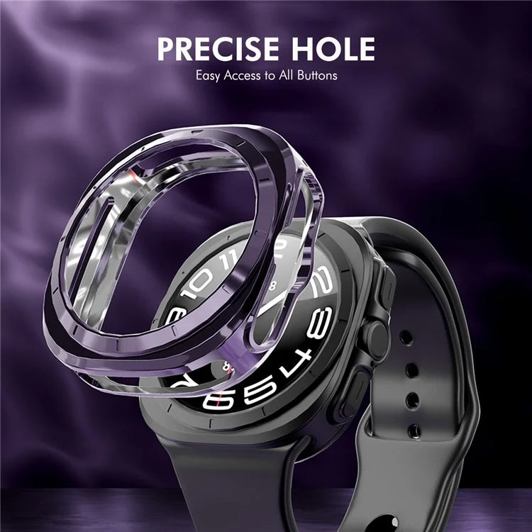 ENKAY HAT PRINCE For Samsung Galaxy Watch Ultra 47mm TPU Watch Case with 0.2mm 9H Screen Film