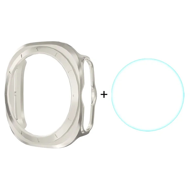 ENKAY HAT PRINCE For Samsung Galaxy Watch Ultra 47mm Case PC Watch Cover with 0.2mm 9H Screen Film