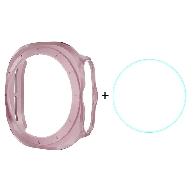 ENKAY HAT PRINCE For Samsung Galaxy Watch Ultra 47mm Case PC Watch Cover with 0.2mm 9H Screen Film