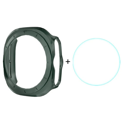 ENKAY HAT PRINCE For Samsung Galaxy Watch Ultra 47mm Case PC Watch Cover with 0.2mm 9H Screen Film