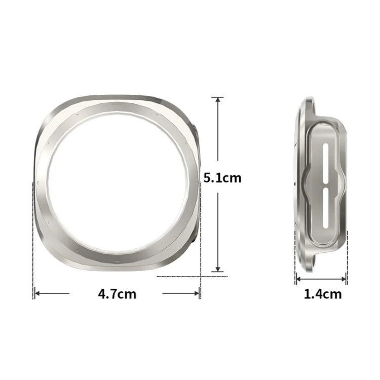 ENKAY HAT PRINCE For Samsung Galaxy Watch Ultra 47mm Case PC Watch Cover with 0.2mm 9H Screen Film