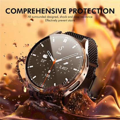 ENKAY HAT PRINCE For Samsung Galaxy Watch7 40mm Protective Cover TPU Watch Case Built-In Screen Film