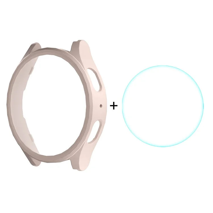 ENKAY HAT PRINCE For Samsung Galaxy Watch7 44mm Case PC Watch Cover with 0.2mm 9H Screen Film