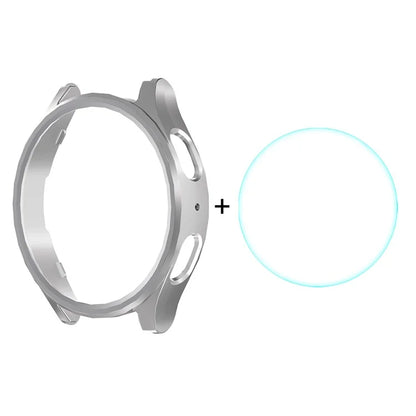 ENKAY HAT PRINCE For Samsung Galaxy Watch7 44mm Case PC Watch Cover with 0.2mm 9H Screen Film