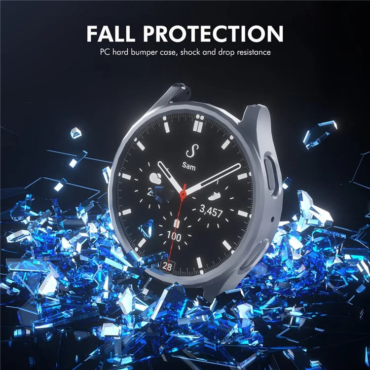 ENKAY HAT PRINCE For Samsung Galaxy Watch7 40mm PC Case Watch Protector with 0.2mm 9H Screen Film