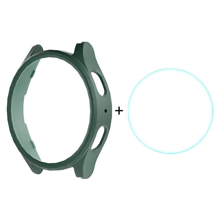 ENKAY HAT PRINCE For Samsung Galaxy Watch7 40mm PC Case Watch Protector with 0.2mm 9H Screen Film