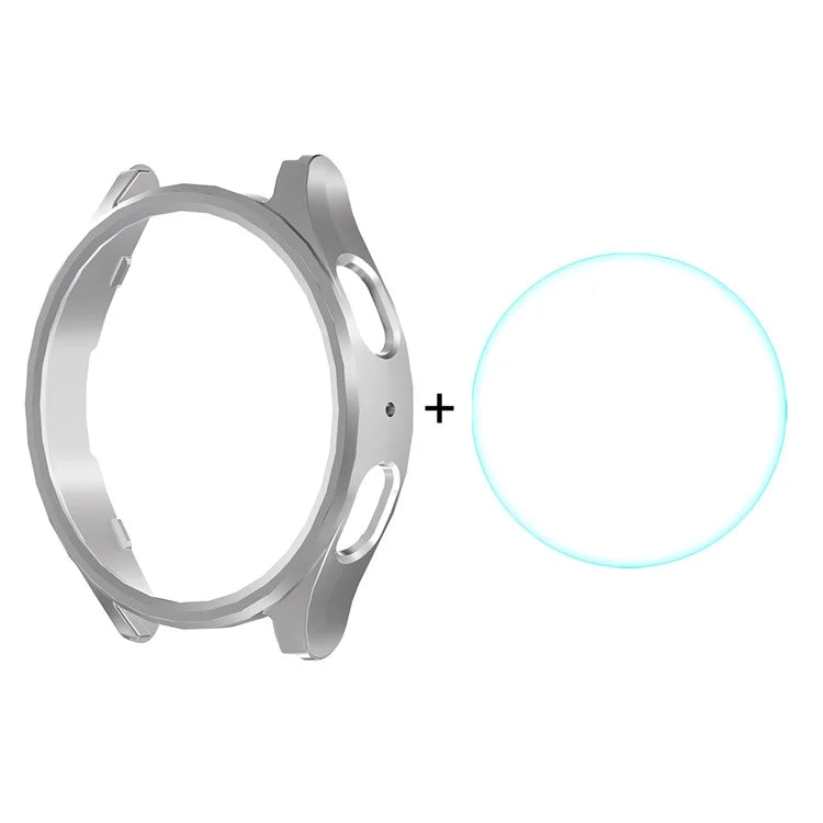 ENKAY HAT PRINCE For Samsung Galaxy Watch7 40mm PC Case Watch Protector with 0.2mm 9H Screen Film
