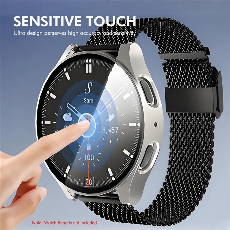 ENKAY HAT PRINCE For Samsung Galaxy Watch7 40mm Protective Case PC Watch Cover with Screen Film