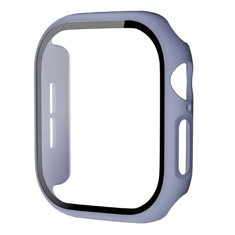 For Apple Watch Series 10 46mm Protective Case All-Around Hard PC Watch Cover with Tempered Glass Film